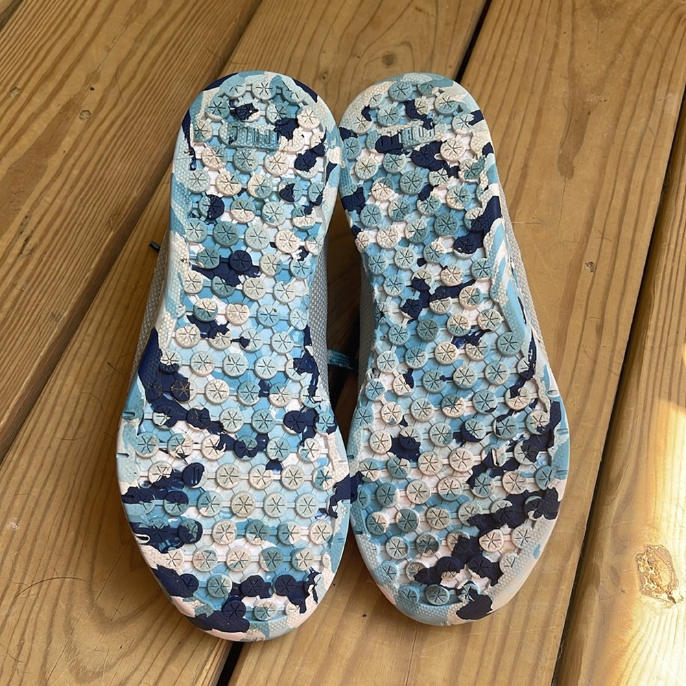 NOBULL Outwork Strength Training Shoes Gray and Blue Camo - Picture 5 of 6